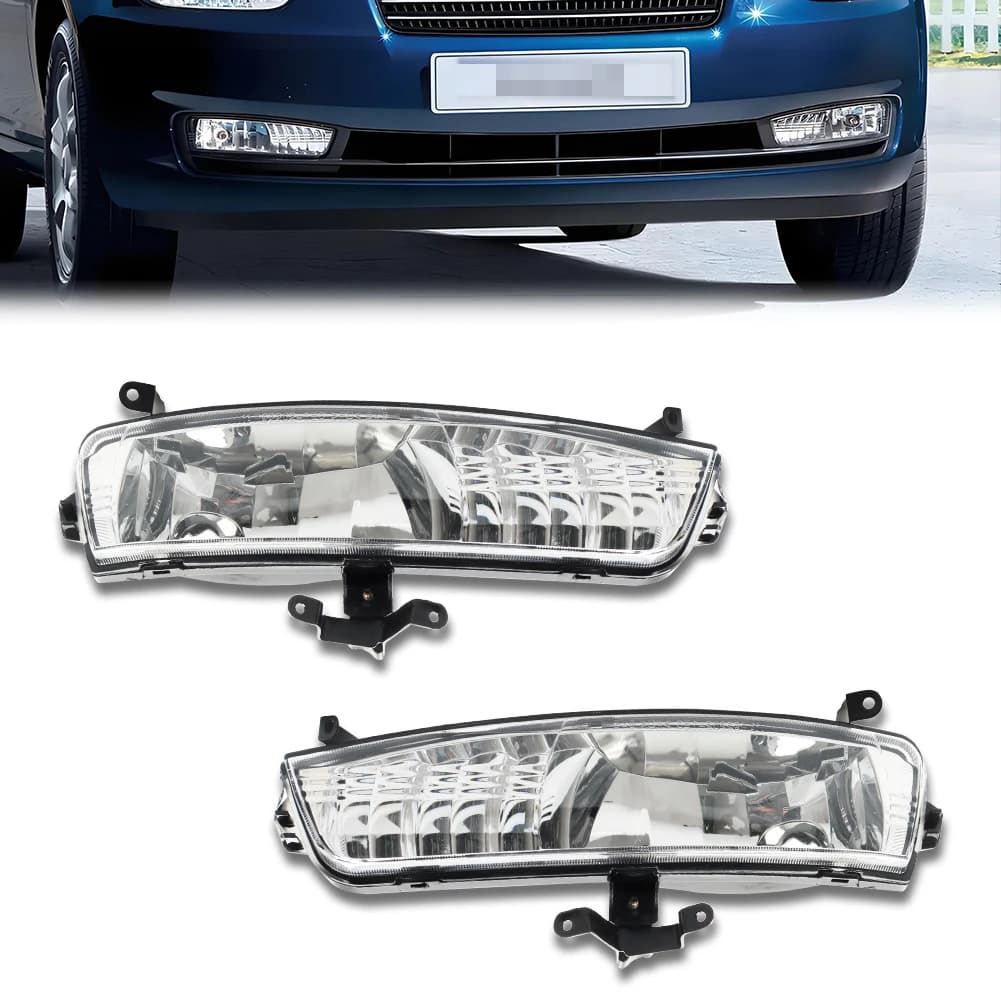 2PCS Lente Trasparente Paraurti Anteriore Fendinebbia Luce di Guida W/Lampadina Alogena Per 2006 2007 2008 2009 2010 2011 Hyundai Accent 922011E000