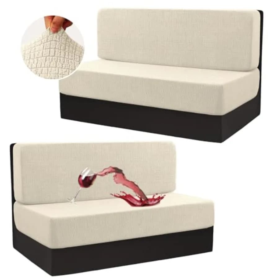 Copricuscini 100% Impermeabili per Dinette di Camper, Copricuscini Elasticizzati per Camper, Copertura per Divanetto RV, Protezione per Mobili da Viaggio