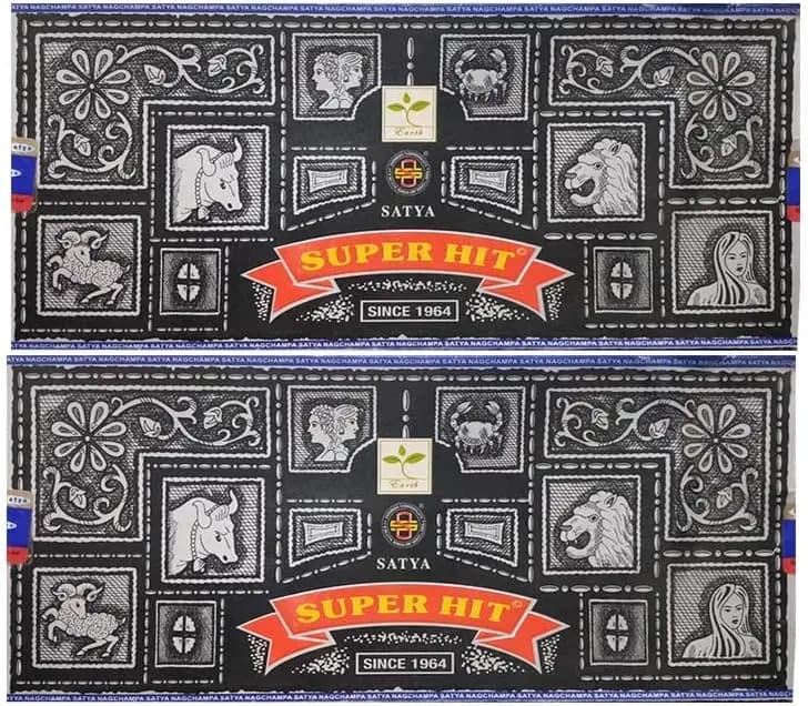 Bastoncini d'Incenso Super Hit, 200g - Aroma a Lunga Durata per Meditazione e Yoga