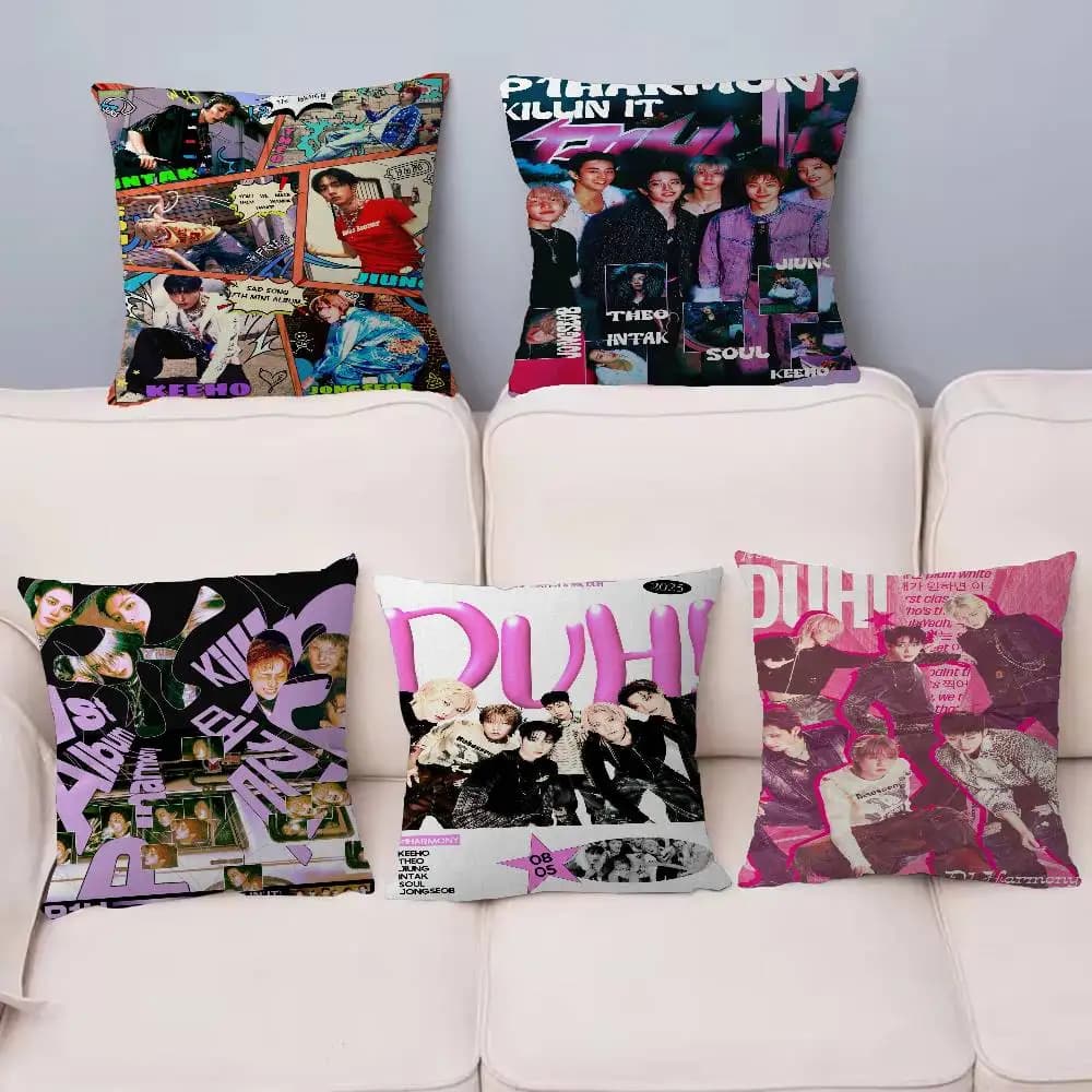 P-P1Harmony KPOP Personalized Pillow Cover Kids Bedroom Wild Party Decor Pillowcase Kid Birthday Shower Gift