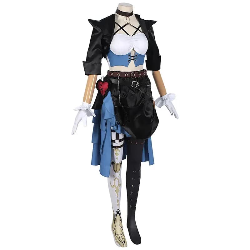 Anime Egg Party Irene Iren Cosplay Costume da poliziotta magica Cappello Natale Costumi di carnevale di Halloween Set completo 6;d'3, h'7.b;