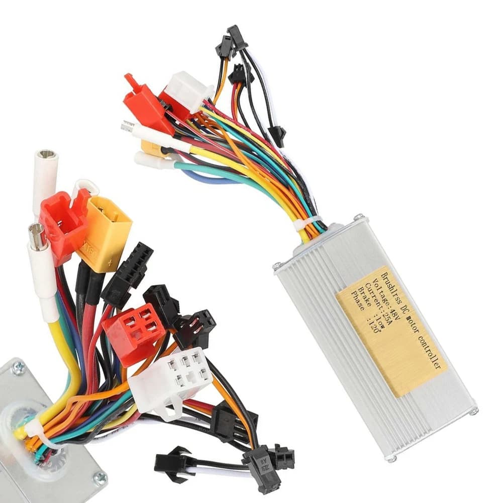 48V 25A Controller motore brushless Strumenti chiave di azionamento in lega di alluminio per parte di ricambio controller scooter elettrico Cyberbot