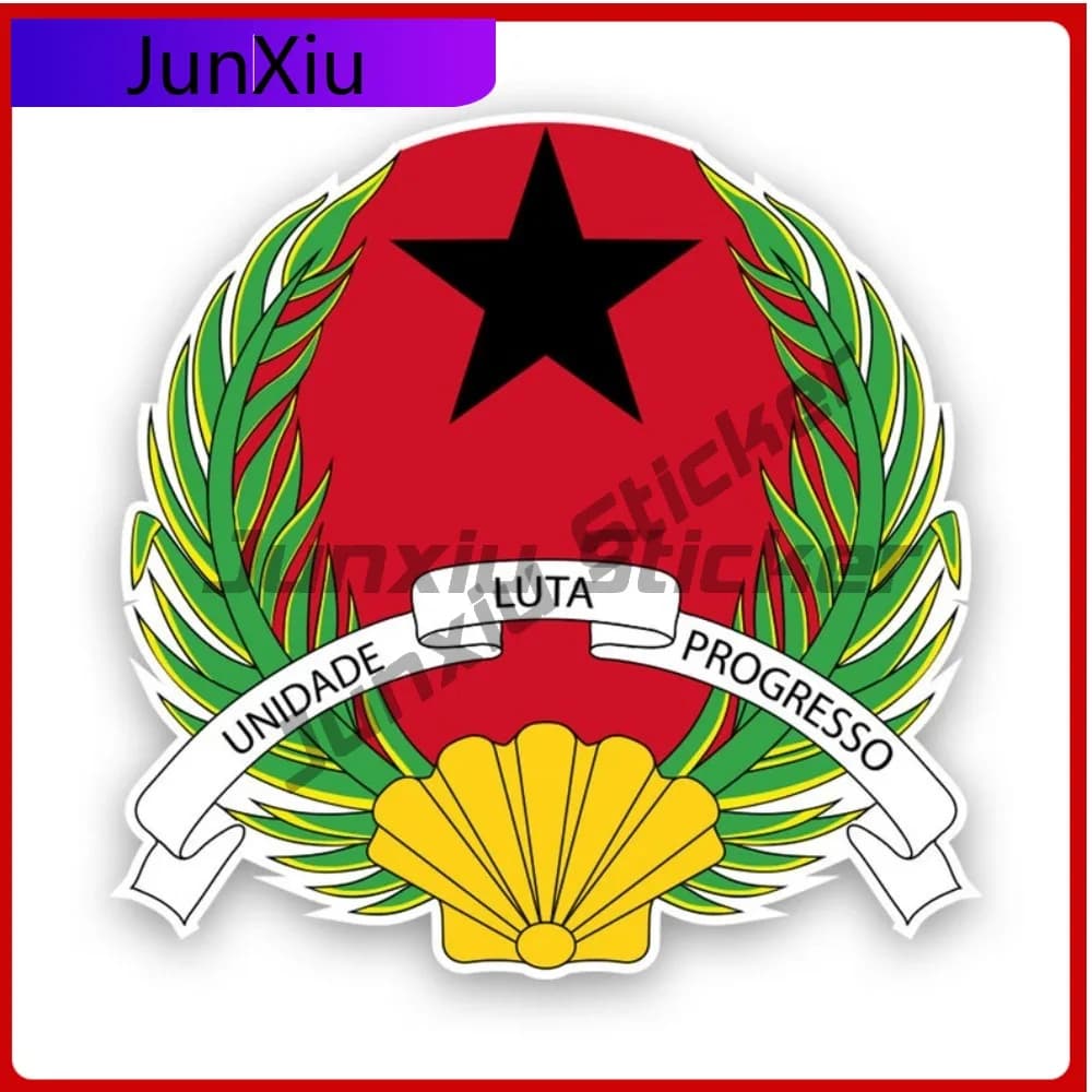 Bissau Auto Decor Car Sticker Vinyl Decal Die Cut Fade Resistant Waterproof Durable For Car Window Laptop Bumper