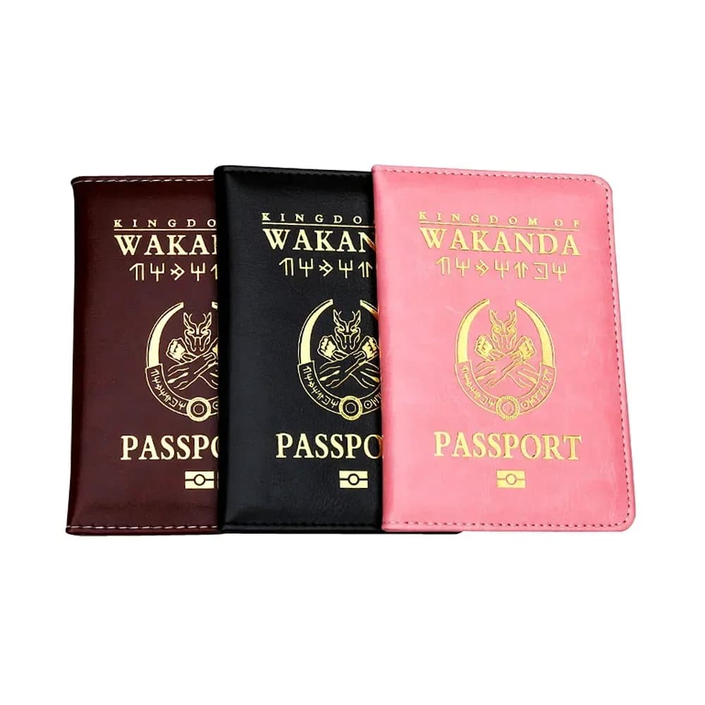 Custodia per passaporto Pantera nera Uomo Donna Viaggio Portafoglio per passaporto in morbida pelle Custodia per documenti Borsa per carte di credito Porta passaporto