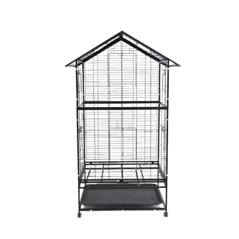Best Quality Metal Big Size Large Bird Cages Pet Parrot House Pet Cages Carriers Bird Breeding Foldable Large Bird Cage