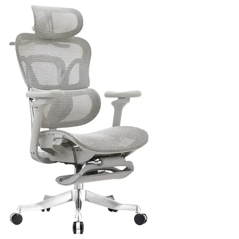 Sedia da Ufficio Ergonomica per Lavoro al Computer con Funzione Reclinabile, Altezza Regolabile e Supporto Lombare per Casa e Gaming