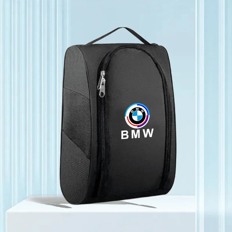 Borsa porta scarpe con logo auto per viaggi e uscite, accessori per BMW 50th F10 F30 E46 G28 G20 G30 E60 E39 G30 X5 E90