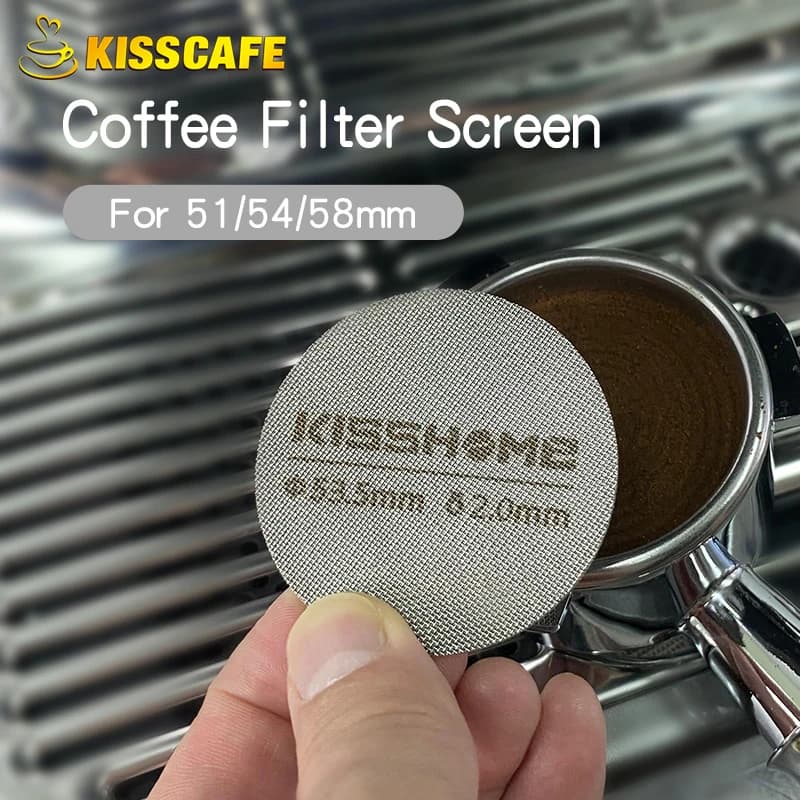 Coffee disc screen 51mm 53.5mm 58.5mm for Breville Sage Reusable filter coffee machine espresso tool Barista Maker accessories