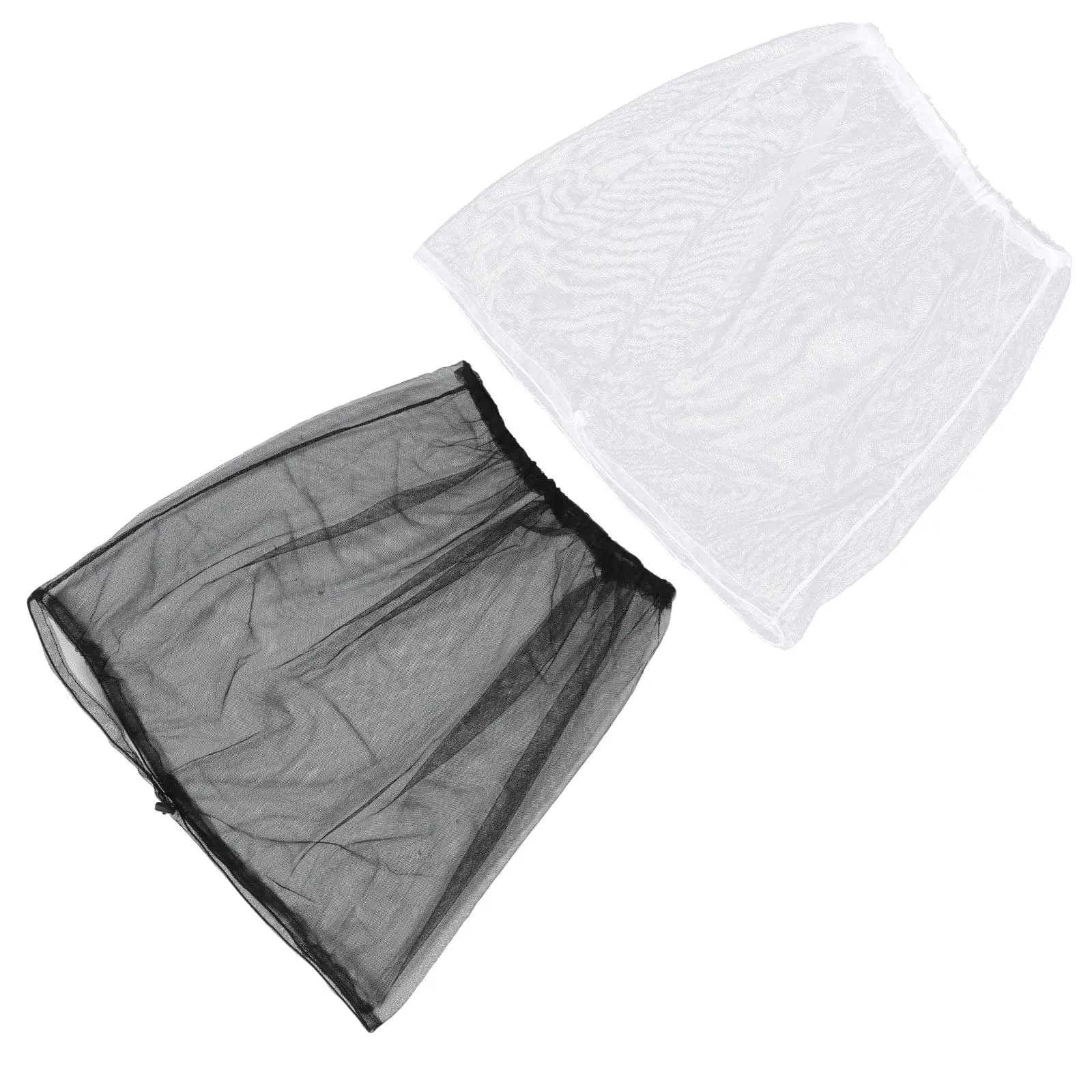 2 Pezzi Reti Anti-Zanzare Premium Traspiranti per la Testa, Cappelli a Rete per Pesca, Apicoltura, Giardinaggio, Protezione Portatile