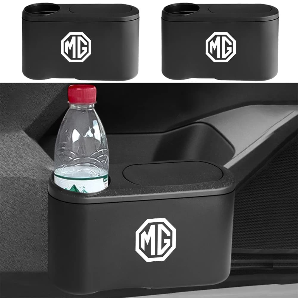 Auto ABS Appeso Cestino Porta Laterale Organizzatore Ombrello Contenitore di Immagazzinaggio Per MG ZS 5 7 6 Cyberster MG4 EV ES5 HS ONE GT GS MG3 EZS 3SW