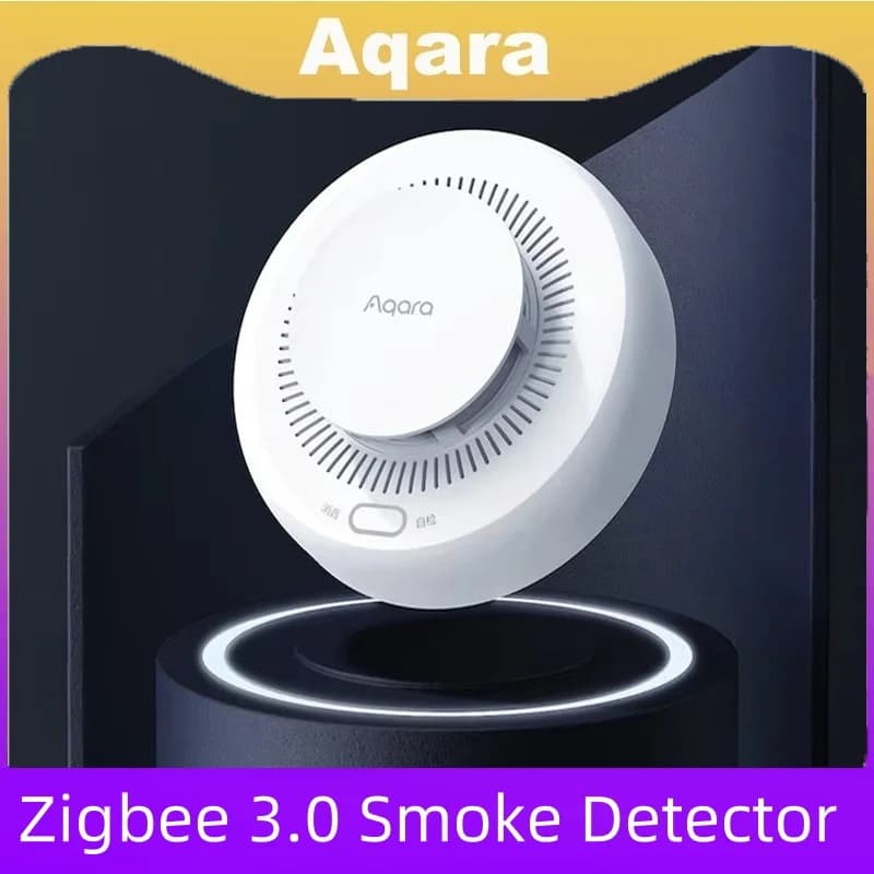 Originale Aqara Rilevatore di fumo Allarme antincendio Monitor Zigbee 3.0 Avviso sonoro Sicurezza domestica intelligente Funziona con Xiaomi Mi Home Homekit