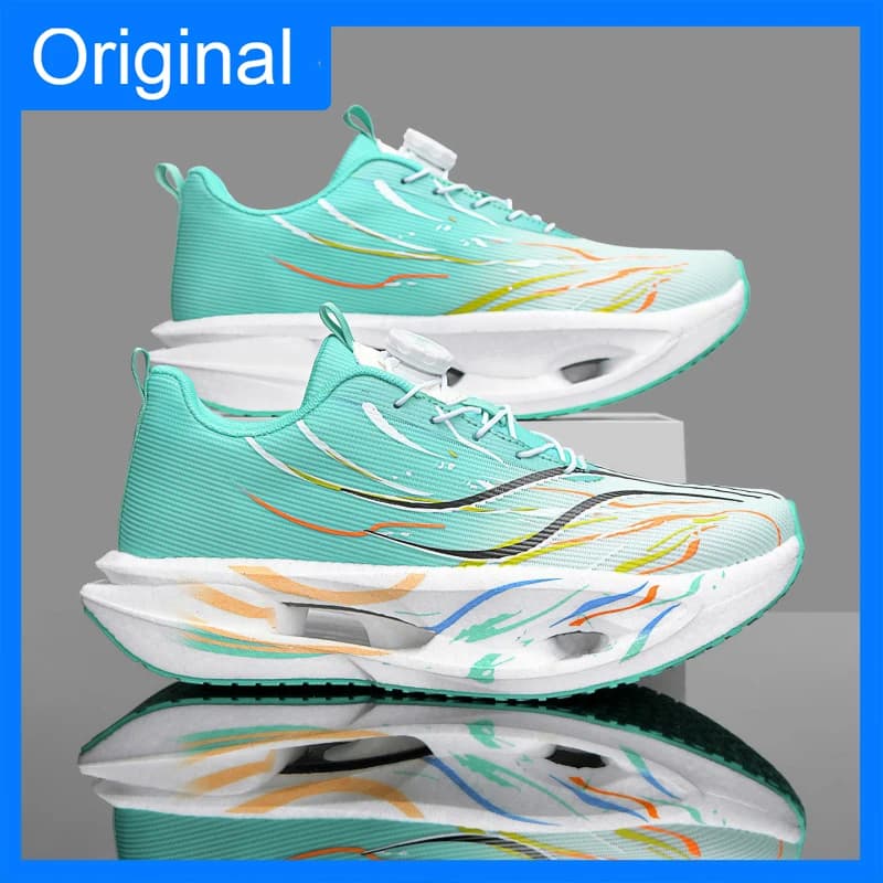 Scarpe Sportive Unisex con Suola Morbida, Ammortizzazione Reattiva, Antiscivolo, Nuova Tendenza Primavera 2026, Traspiranti in Mesh, Casual per Corsa e Sport