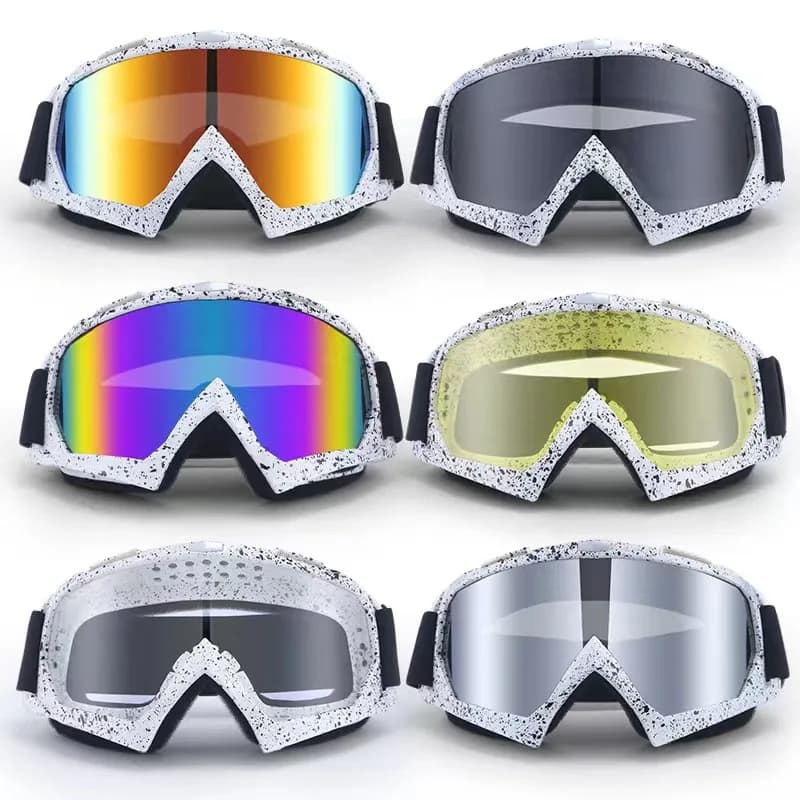Hot Motorcycle Glasses Cross Glasses MX Helmet Moto Dirt Bike ATV Skiing Outdoor Sports Glass Scooter Googles Mask Cycling