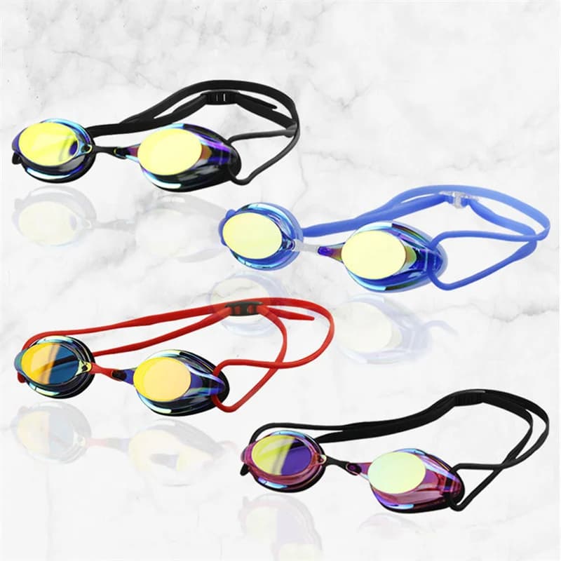 Professional Competition Swimwear Anti-fog Coating UV Protection Waterproof Silica Gel Sub Glasses Running Glasses