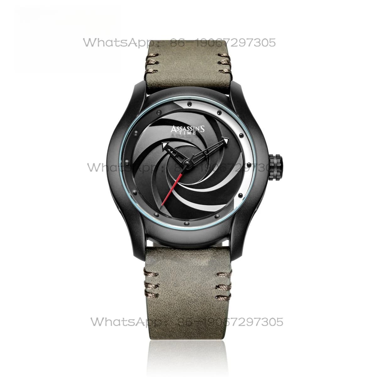 Orologio personalizzato da uomo, sportivo, creativo, per il tempo libero, impermeabile, con quadrante grande rotante, orologio al quarzo.