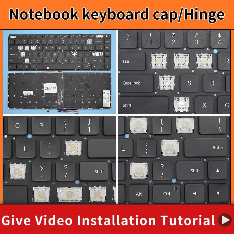 Sostituzione Keycap Key cap cerniera per Xiaomi RedmiBook Redmi Book 16 XMA2002 XMA2012 2012- DJ AN AJ AB tastiera per laptop da 16 pollici
