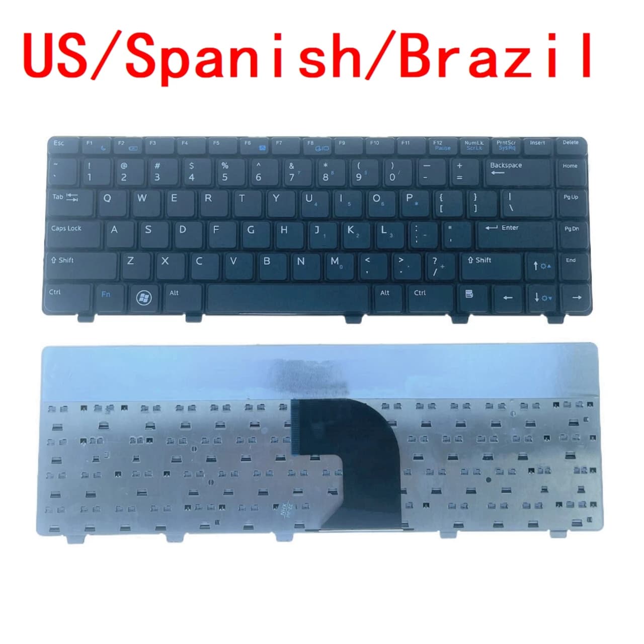 Nuova tastiera portatile US Spagnolo Brasile per Dell Vostro 3300 3400 3500 v3500 v3300 v3400 P10G Notebook PC Sostituzione V3300