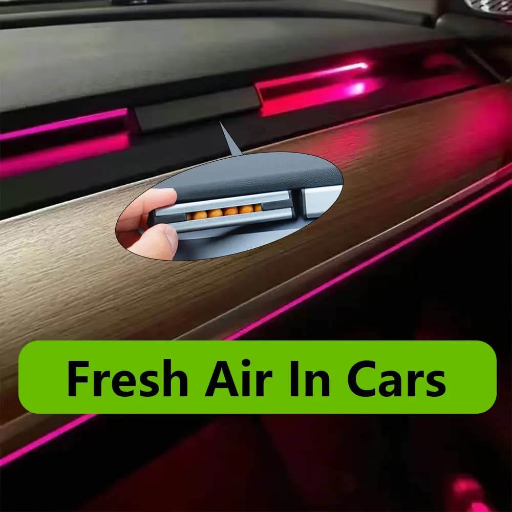 Per Tesla Car Model 3 Y Deodorante per ambienti - Diffusore di fragranze deodorante invisibile Desig-Auto comprese 4 sacchetti di perline di legno profumate