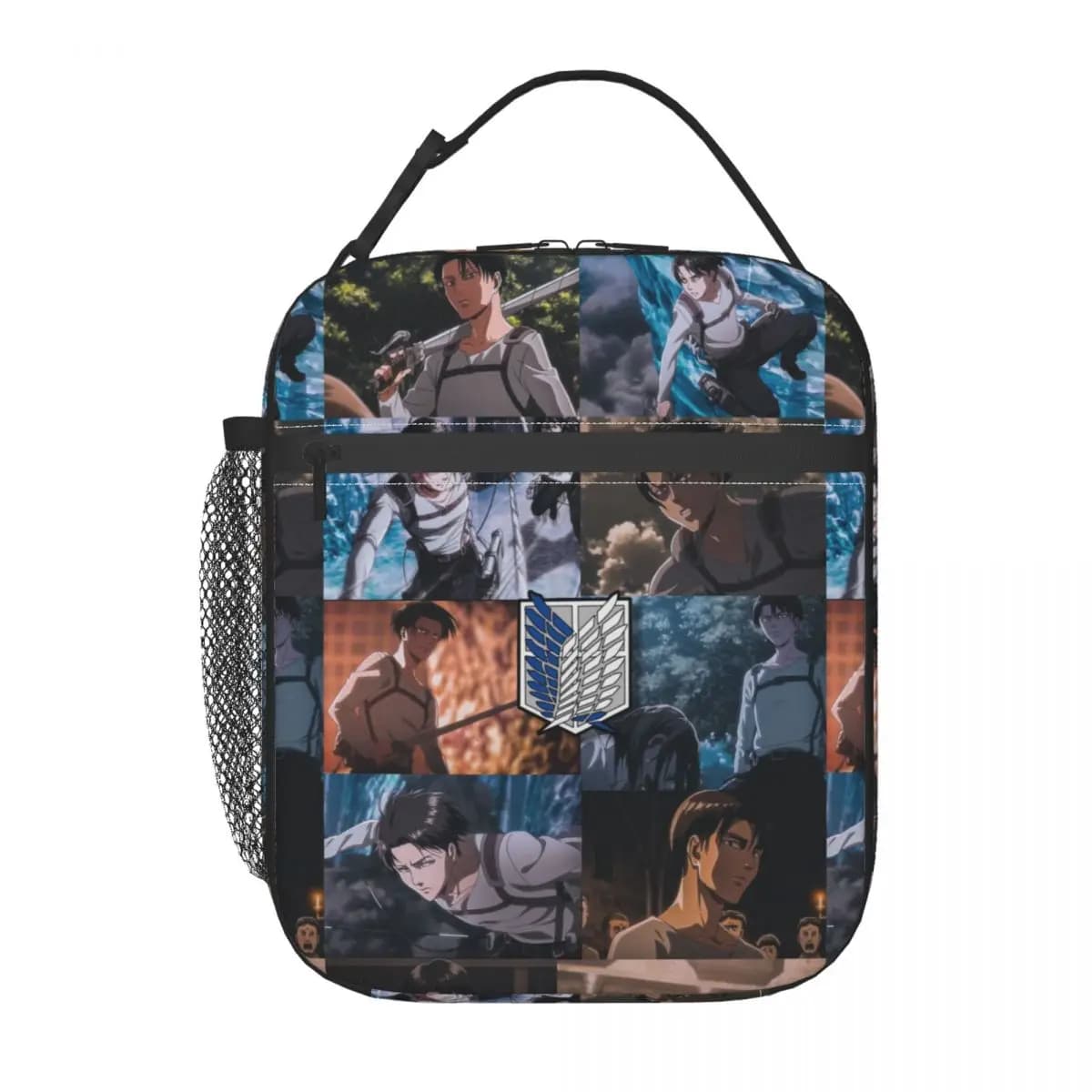 Borsa per il pranzo personalizzata Attackes On Titan per donna, borsa termica isolata, bento box, per ufficio, picnic, viaggio, borse riutilizzabili