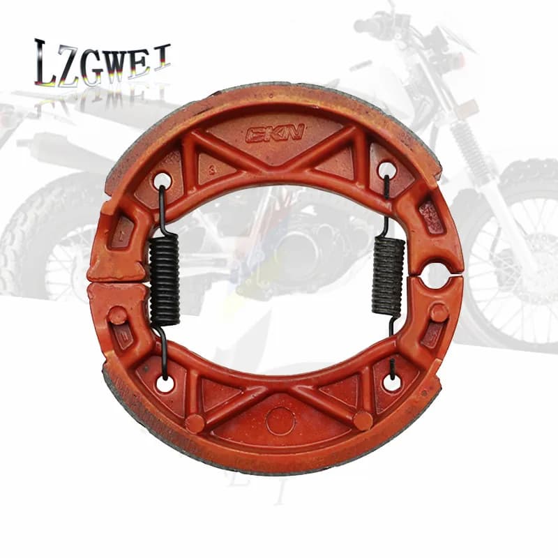 Ganascia freno a tamburo posteriore moto per Yamaha XT225 TW200 TW225 XT 225 TW 200 225 parti pastiglie freno tamburo