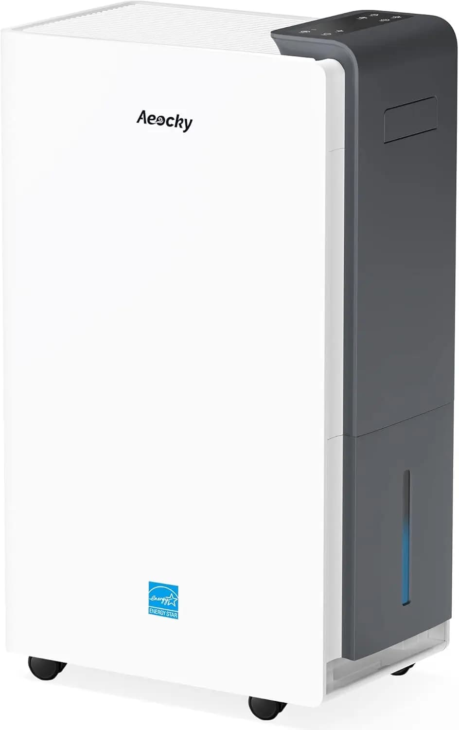 5500 Sq.Ft Energy Star Most Efficient 2024 Dehumidifier, Max 105 Pint/Day Smart Compressor Dehumidifier with Drain