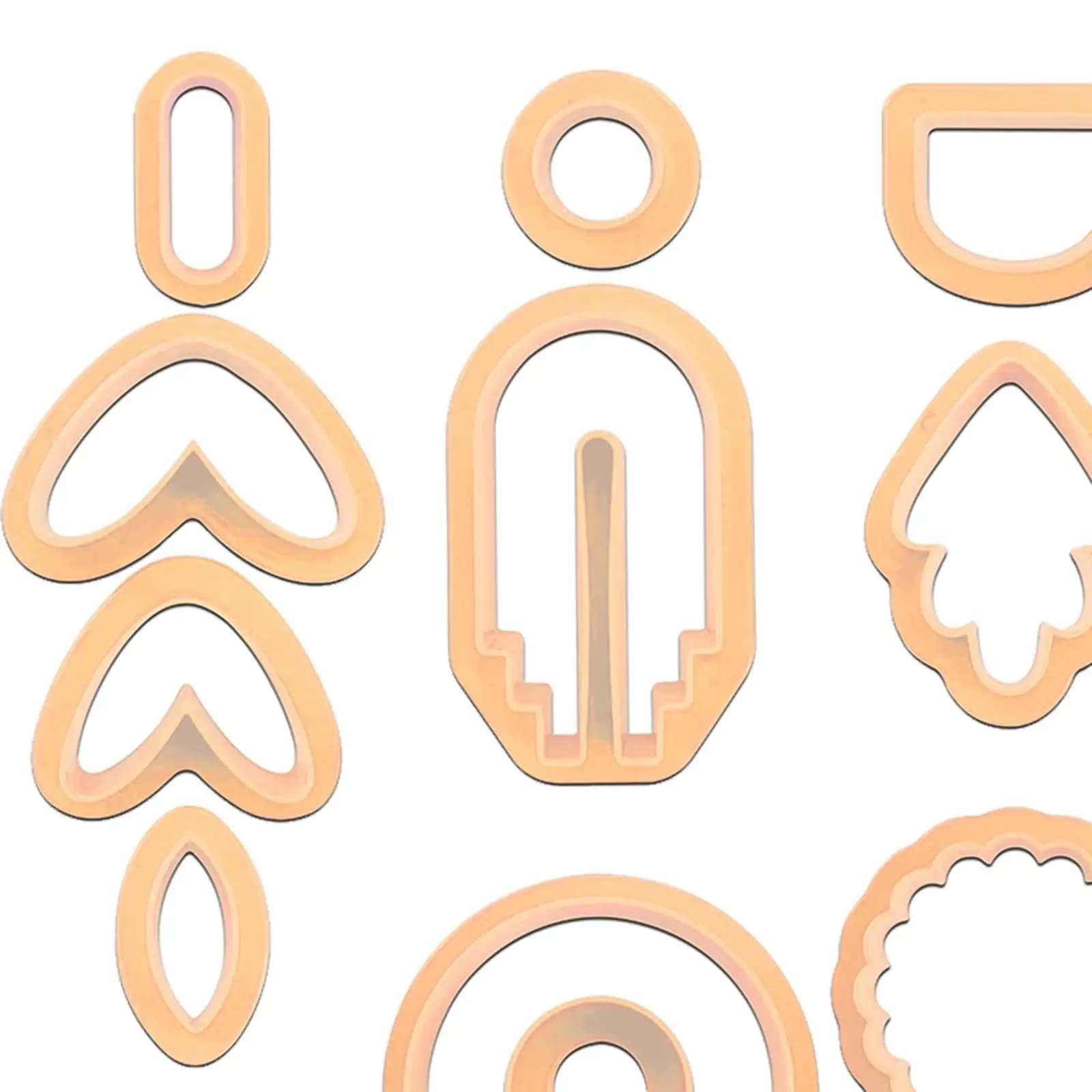 24x polimeri, materiali per la creazione di orecchini, forme, artigianato, creazione di gioielli