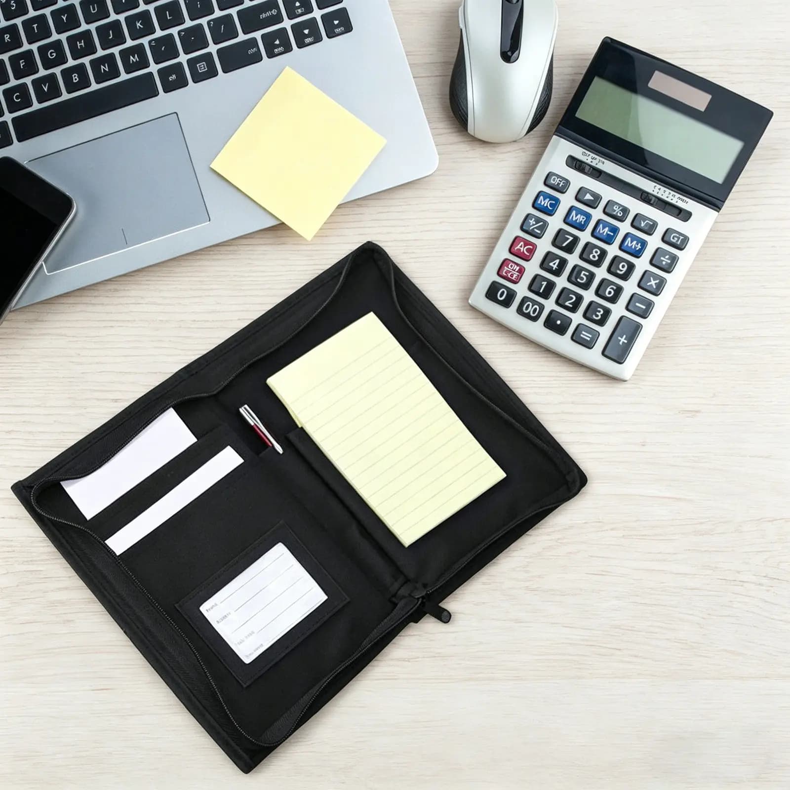 1 Pezzo Borsa Portadocumenti Portatile in Tessuto Oxford con Cerniera, Organizer per Documenti, Custodia per Archiviazione per Scuola, Ufficio, Viaggi