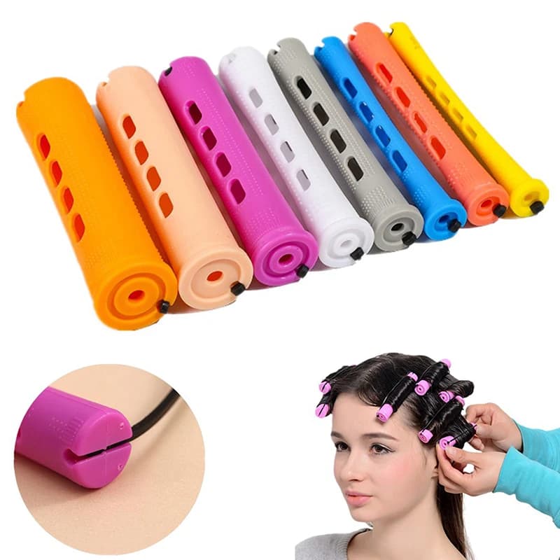 【Bellissimi】12 pezzi Bigodini per permanente a freddo corti, senza calore, per arricciare i capelli, strumenti per lo styling