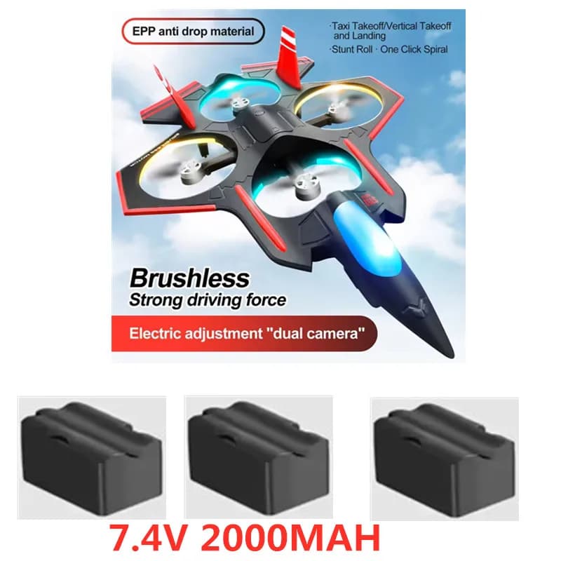Batteria per Drone S152 PRO 7.4V 2000MAH, Elica per Aliante RC S152, Accessori per Aeromobili Telecomandati, Batteria per Drone RC S152 PRO