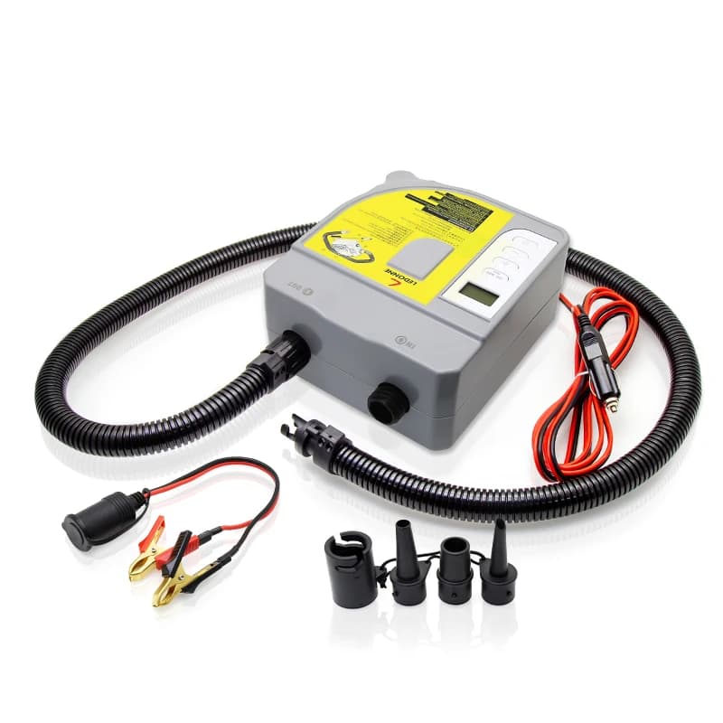 KOETSU Pompa di Aria Elettrica Paddle Board Kayak Tavola da Surf Auto Booster Pompa Infla/Defla 12Vlot 130watt Pressione dell'Aria17PSI per Auto