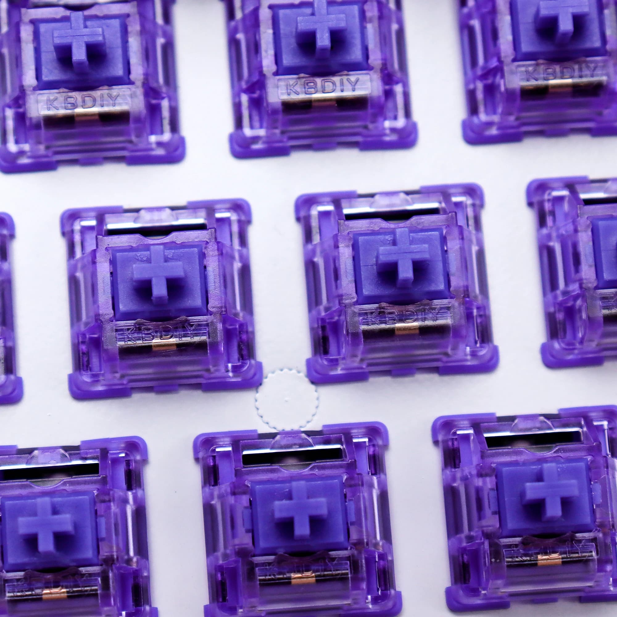 KBDiy Switch Tactile Switch Asura Custom Mechanical Keyboards 50gf Hot Spring Swap Lubricated Factory with 5 Pin MX Stem 35 Pieces