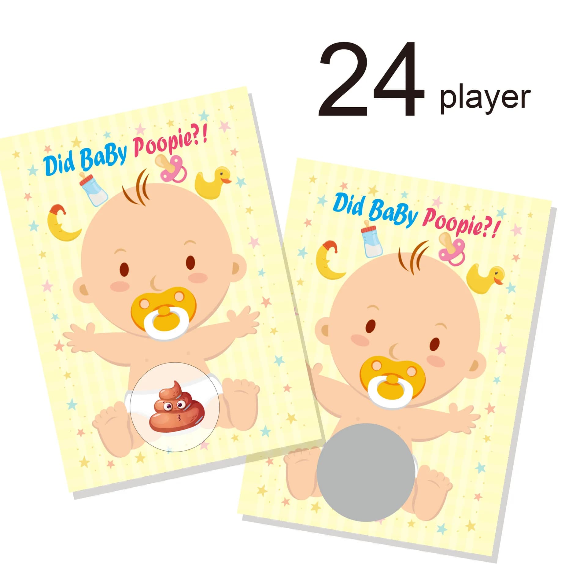 Gender Revealing Baby Shower Team Gioco di carte Doccia Festa di compleanno Forniture per feste per bambini per ragazzi o ragazze