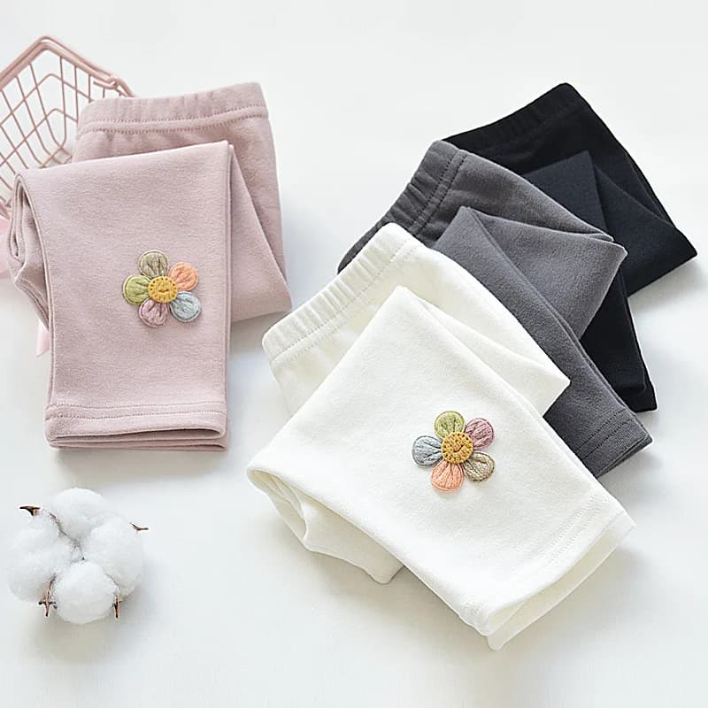 Girls Leggings Spring Fall Thin Casual Toddler Baby Cotton Kids Long Pants Pants Cotton Baby Breathable Soft Lightweight Elastic
