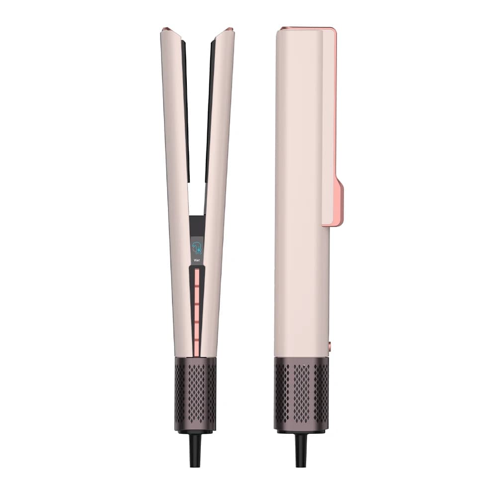 Portable hair styling tool for ironing hair with LCD display for professional ceramic plate wholesale salon iron