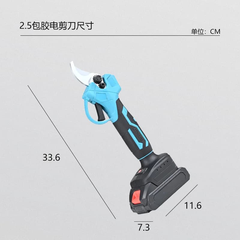 Lithium battery pruning shears Electric gardening shears Single hand saw Timber saw Small rechargeable chain saw kit