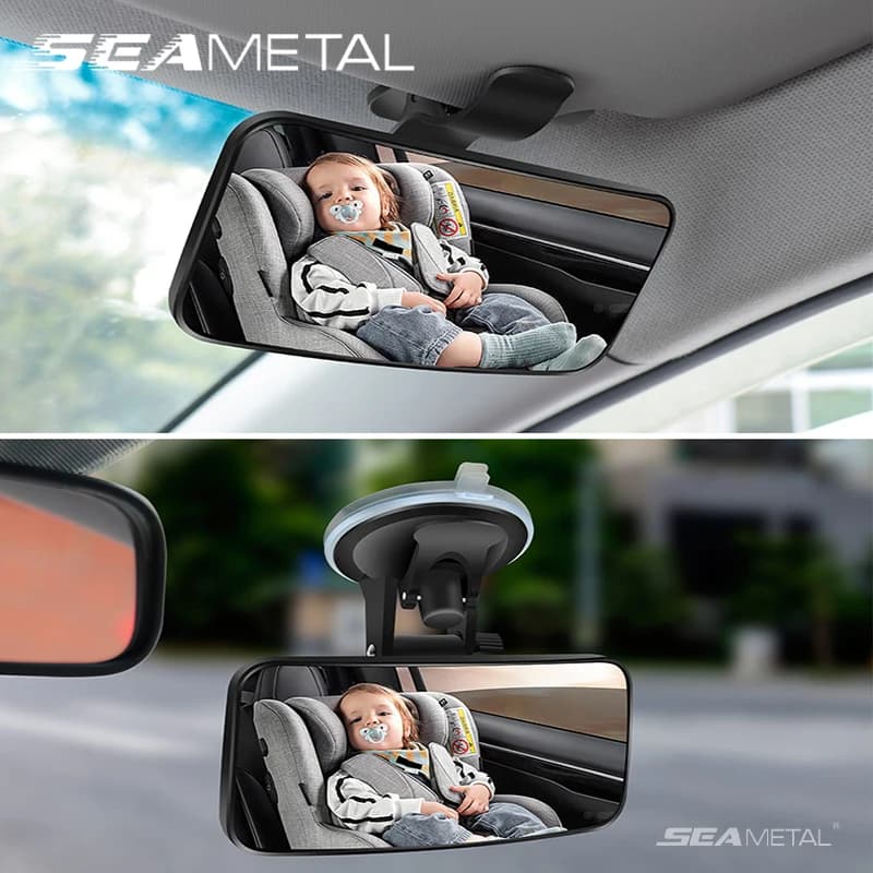 Specchietti per auto per bambini Cruscotto interno Parabrezza di aspirazione Visiera parasole Clip per piastra Specchietto Specchi retrovisori di sicurezza Monitor per bambini