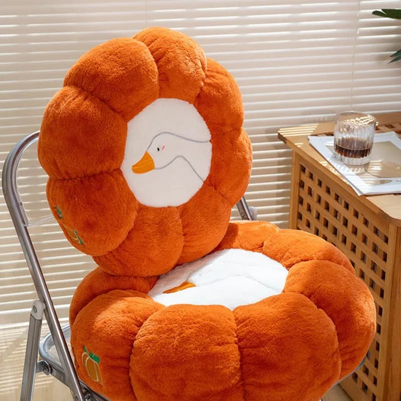 2025 Nuovo simpatico cuscino morbido a forma di zucca Comodo cuscino per schienale per supporto lombare Cuscino multiuso per il corpo del divano della camera da letto