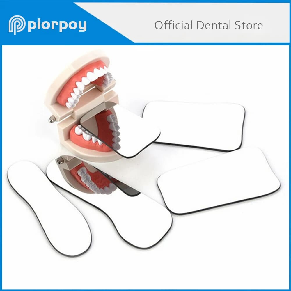PIORPOY 5 Pz/set Dentale Ortodontico Specchio Intraorale Foto Riflettore Specchi A Doppia Faccia Strumenti Dentali Odontoiatria Riflettore