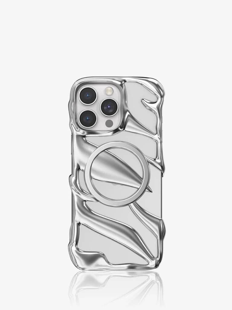 Suitable for iPhone case magnetic protective cover, anti-fall soft case, metal protective case