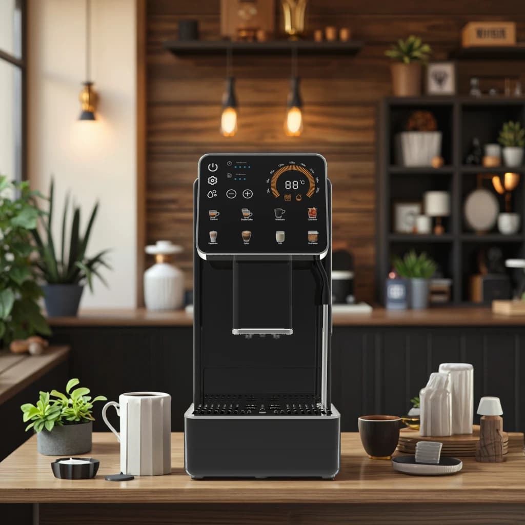 Italian Professional Expresso Fully Automatic Espresso Coffee Machine Maker for Offices