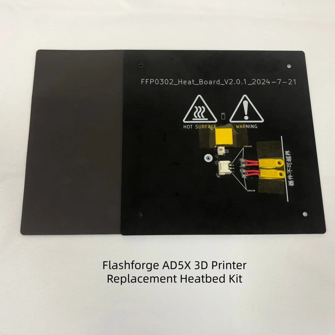 Funssor Flashforge AD5X 3D Printer Replacement Heatbed Heat Platform
