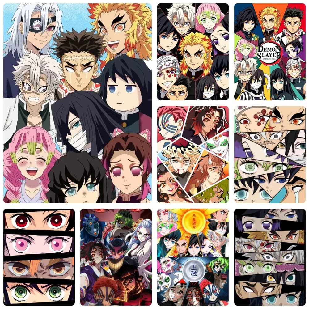Diamond Painting Demon Slayer Cartoon Characters Mosaic Handmade Artwork Round/Square Diamonds Gift Home Decor