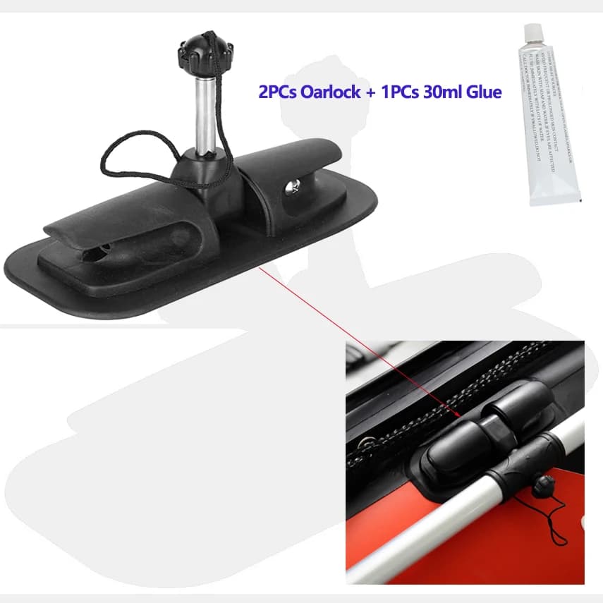 Gonfiabile Kayak Zattera Paddle Lock Watercraft Paddles Serrature Marine Boat Paddle Sedile Staffa di Blocco Sistema di Montaggio