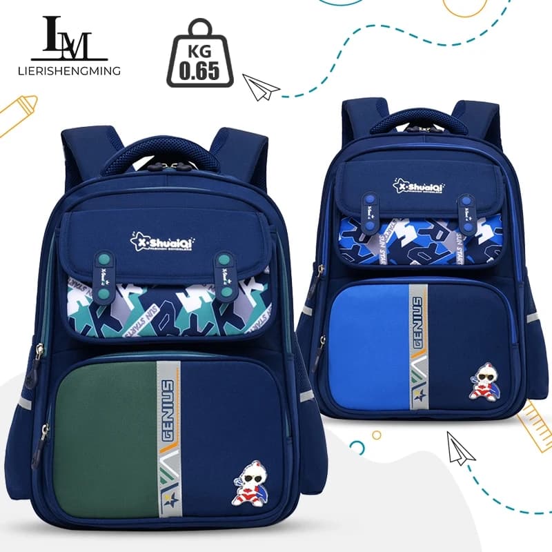 Zaino carino per bambini per ragazzi e ragazze Borsa per la scuola elementare Kuromi Cartoon Prescolare Grado 3-6 Bakckpack