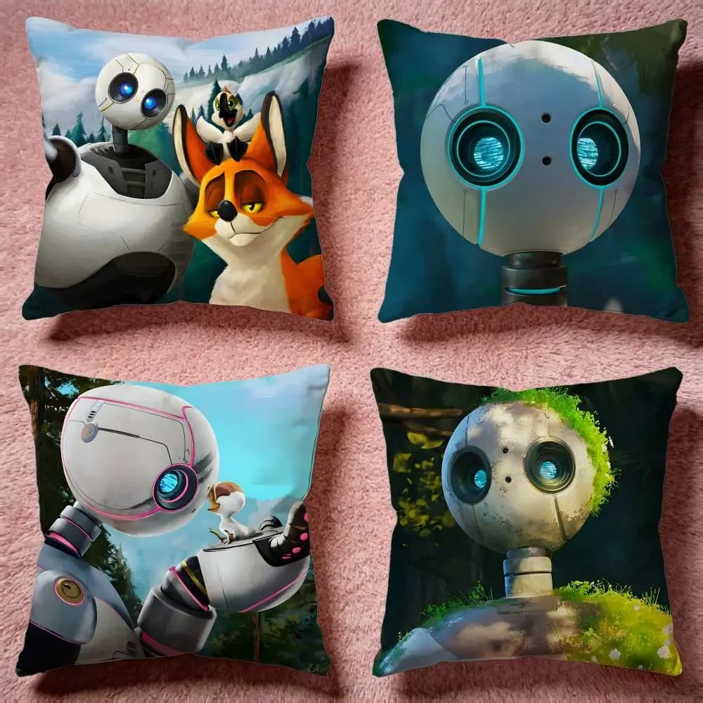 Fodera per cuscino The Wild Roboted di tendenza, premium, delicata sulla pelle, multiuso per casa, ufficio e viaggi