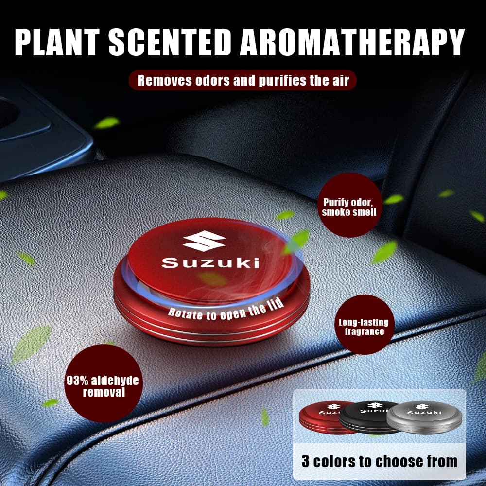Car Aromatherapy Auto Interior Solid Perfume Air Freshener Accessories For Suzuki Samurai Spacia Swift Jimny Grand Vitara Ingnis