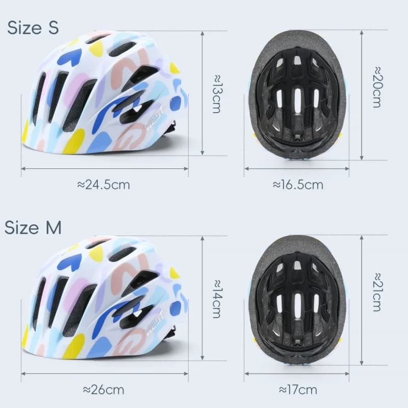 WEST BIKING Kids Cycling Helmet Integrated Printing Safety Riding Helmet Skateboard Helmets for Kids Sports Bike