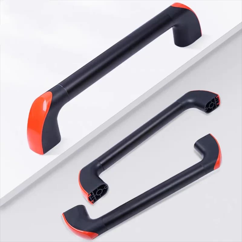 1 pz maniglia per tubo in lega di alluminio spessa macchina CNC telaio in lamiera maniglia per porta dell'armadio maniglia per porta dell'attrezzatura industriale