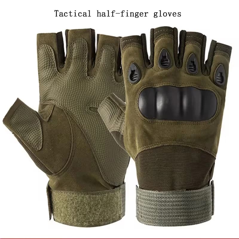 Fitness Non-slip Cycling Gloves, Half-Year Sport Climbing Gloves Wear Resistant Outdoor Tactic