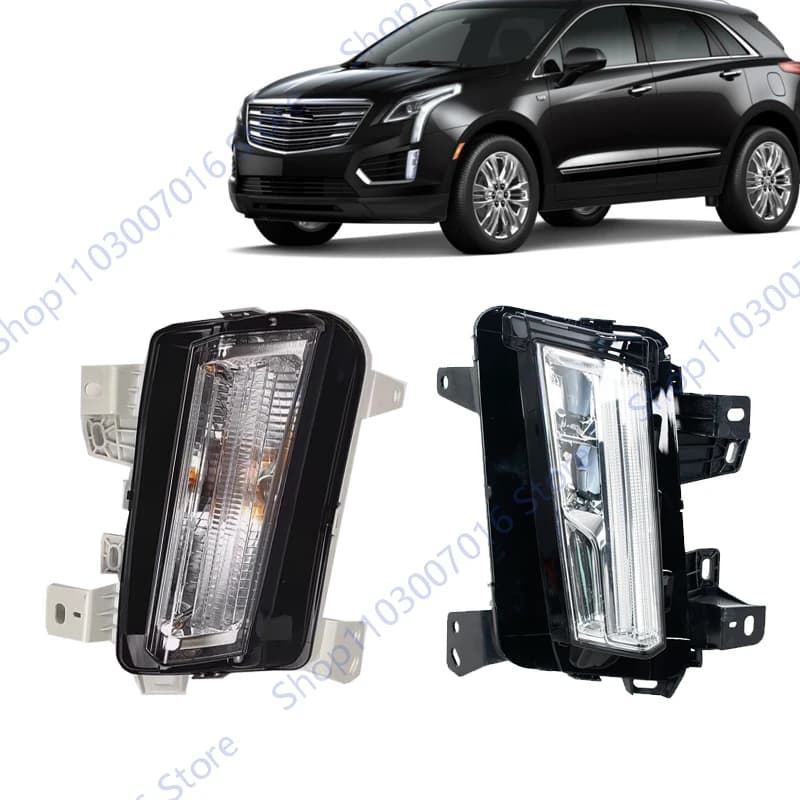 Gruppo fendinebbia Luce di marcia diurna alogena/LED Fendinebbia Lampada di segnalazione per Cadillac XT5 2017 2018 2019 2020